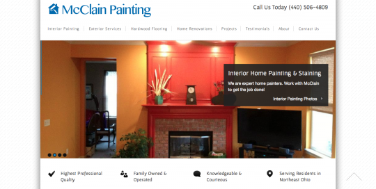McClain Painting Homepage